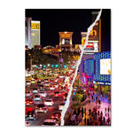 Trademark Fine Art ''The City of Las Vegas'' by Philippe Hugonnard 18" x 24" Canvas Art (PH0129-C1824GG)