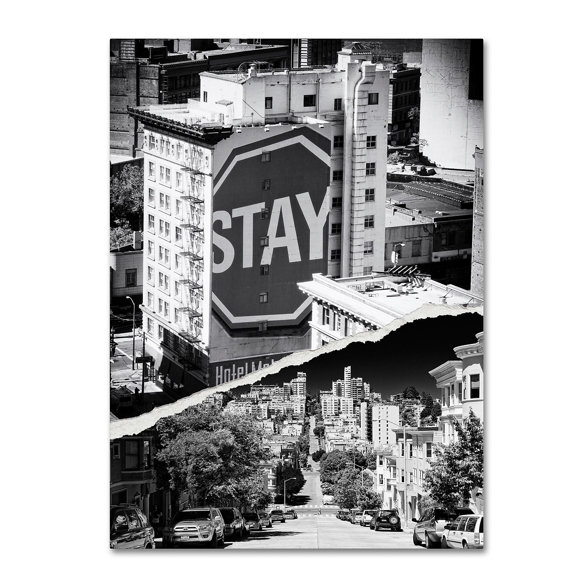 Trademark Fine Art ''Staying in San Francisco'' by Philippe Hugonnard 18" x 24" Canvas Art (PH0133-C1824GG)