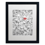 Trademark Fine Art ''Rebel Leaf'' by Philippe Sainte-Laudy 16" x 20" White Matted Black Frame (PSL0443-B1620MF)