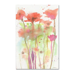 Trademark Fine Art ''Red Poppy Impressions'' by Sheila Golden 30" x 47" Canvas Art (SG5735-C3047GG)