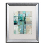 Trademark Fine Art ''Island Hues Crop II'' by Silvia Vassileva 16" x 20" White Matted Silver Frame (WAP0131-S1620MF)
