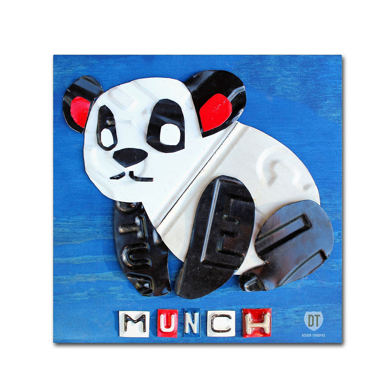 Trademark Fine Art ''Munch the Panda'' by Design Turnpike 14" x 14" Canvas Art (ALI1262-C1414GG)