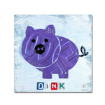 Trademark Fine Art ''Oink the Pig'' by Design Turnpike 14" x 14" Canvas Art (ALI1263-C1414GG)