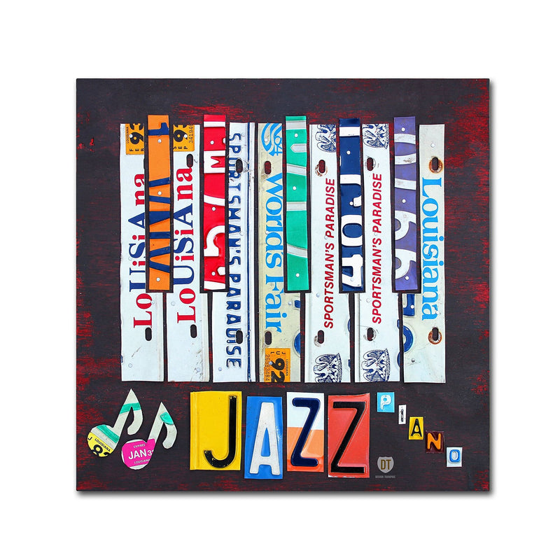 Trademark Fine Art ''Jazz Piano'' by Design Turnpike 24" x 24" Canvas Art (ALI1268-C2424GG)
