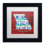 Trademark Fine Art ''Missouri'' by Design Turnpike 11" x 11" White Matted Black Frame (ALI1276-B1111MF)