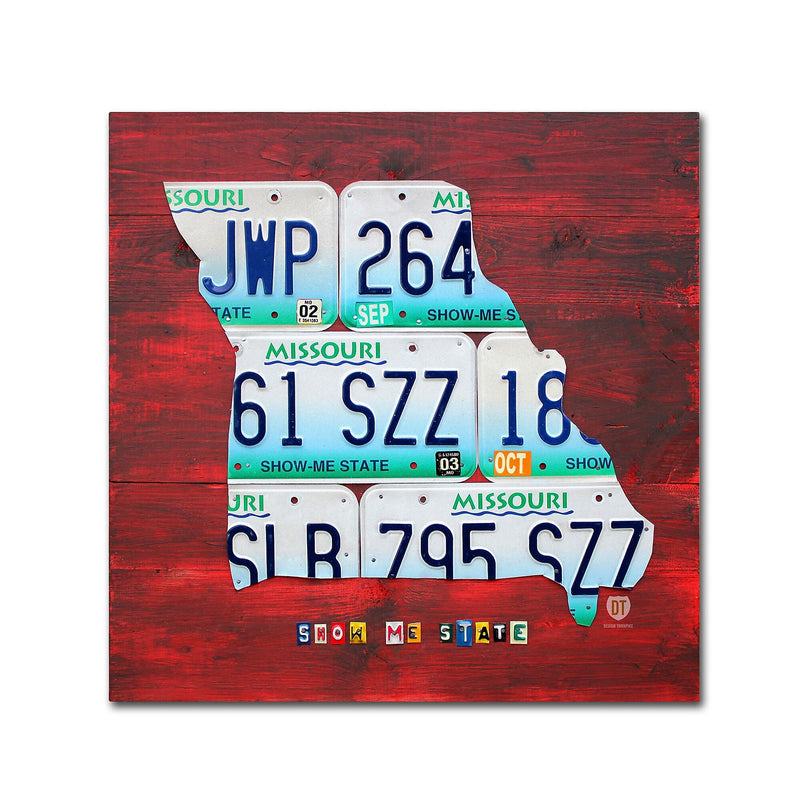 Trademark Fine Art ''Missouri'' by Design Turnpike 18" x 18" Canvas Art (ALI1276-C1818GG)