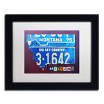 Trademark Fine Art ''Montana'' by Design Turnpike 11" x 14" White Matted Black Frame (ALI1277-B1114MF)