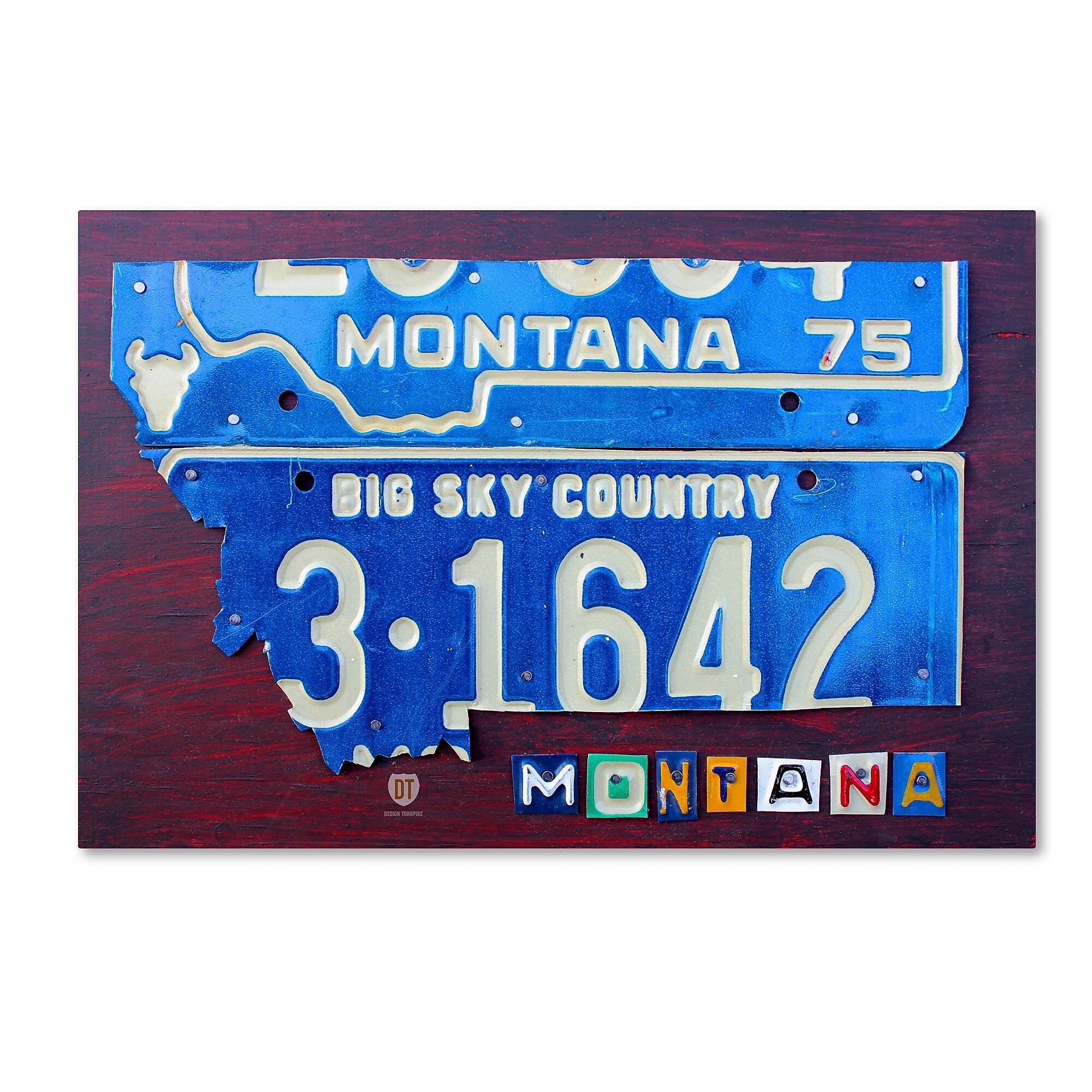 Trademark Fine Art ''Montana'' by Design Turnpike 22" x 32" Canvas Art (ALI1277-C2232GG)