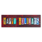 Trademark Fine Art ''Happy Holidays'' by Design Turnpike 16" x 47" Canvas Art (ALI1278-C1647GG)
