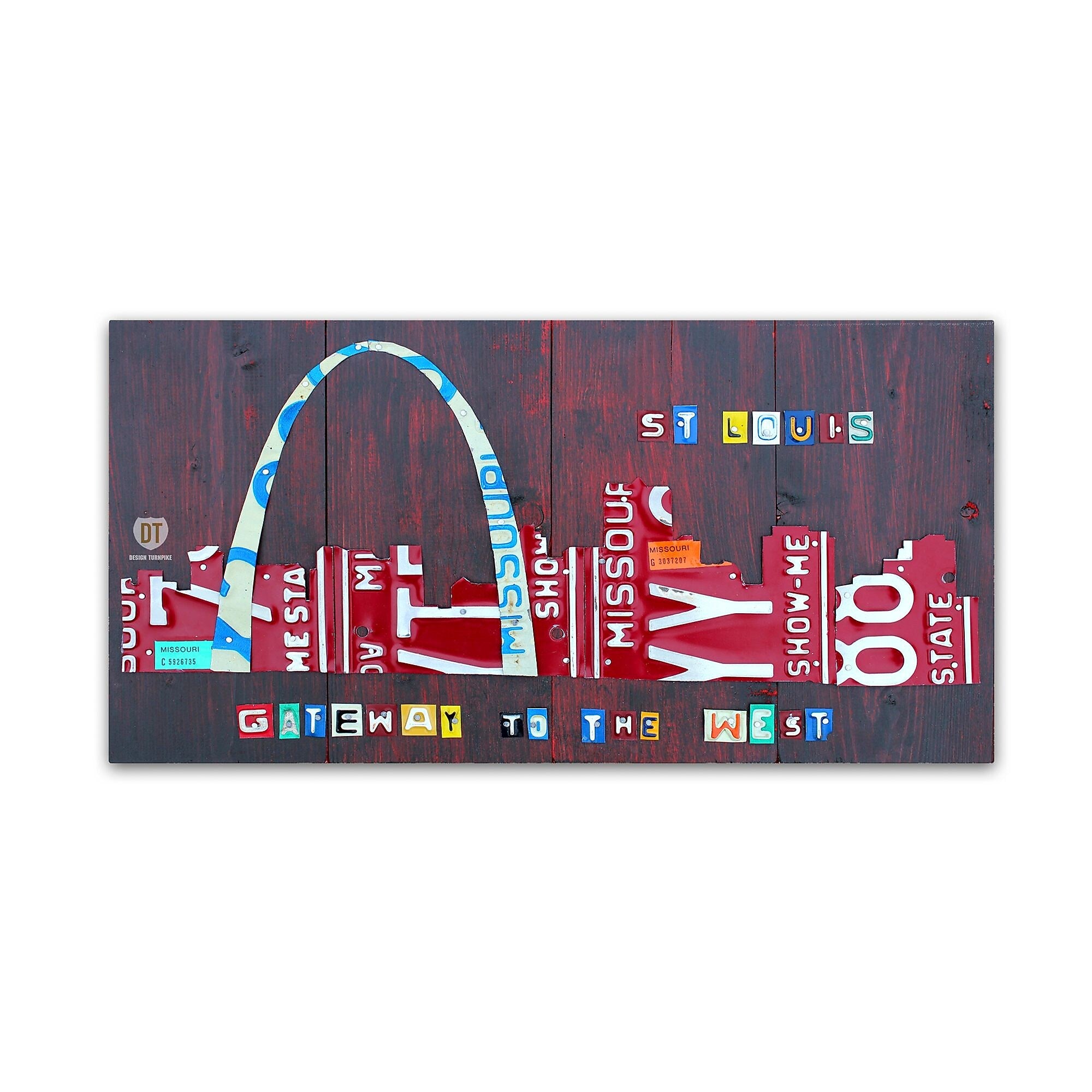 Trademark Fine Art ''St. Louis Skyline'' by Design Turnpike 16" x 32" Canvas Art (ALI1292-C1632GG)