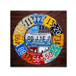 Trademark Fine Art ''Clock Square'' by Design Turnpike 24" x 24" Canvas Art (ALI1312-C2424GG)