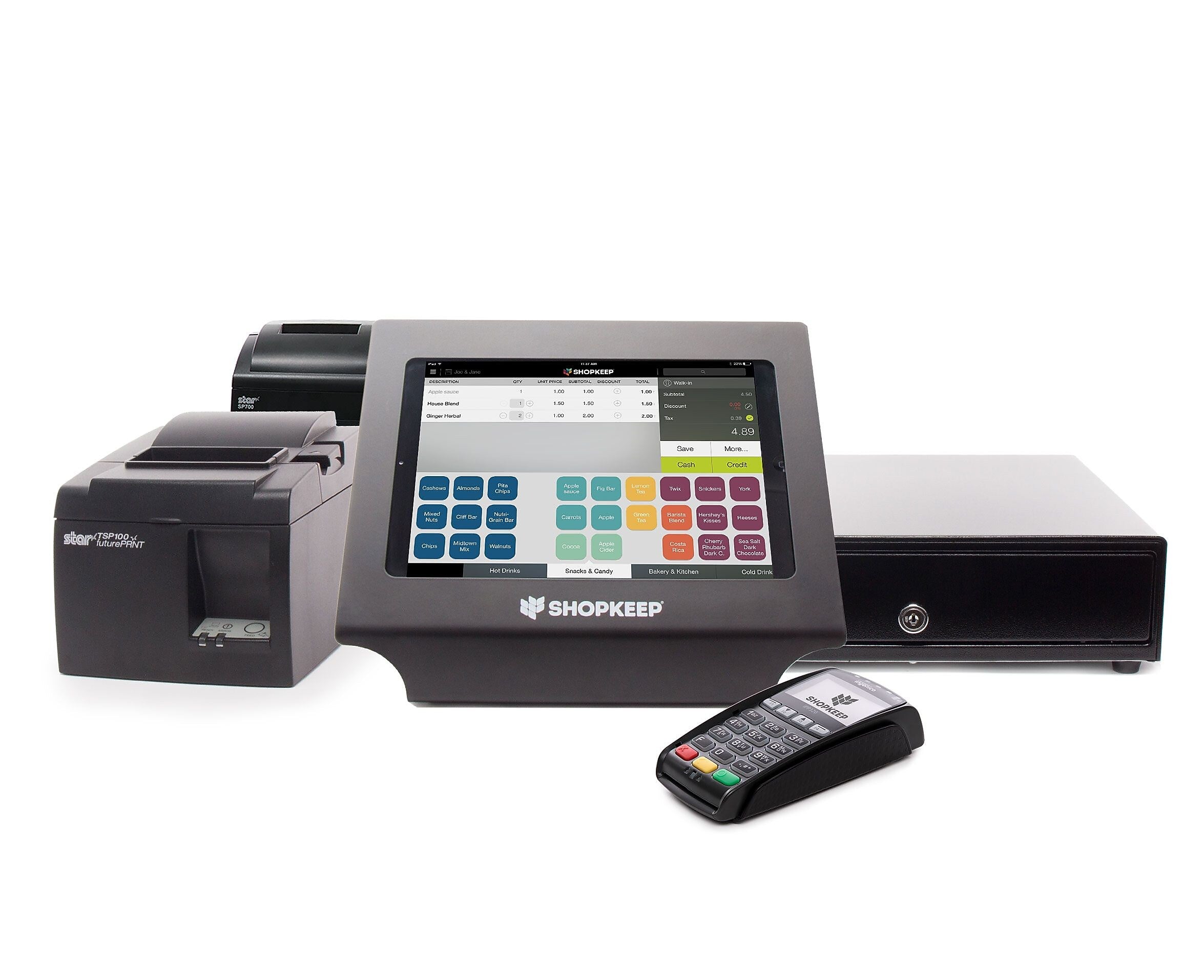 ShopKeep® POS iPad® Point of Sale Accessory Package for Restaurants
