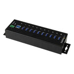 StarTech Type-A USB/Type-B USB Female/Female Hub, Black (ST1030USBM)