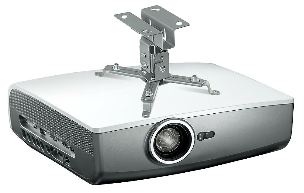 Mount-It! Projector Ceiling Mount for Epson, Optoma, Benq, ViewSonic LCD/DLP Projectors, Silver (MI-605)