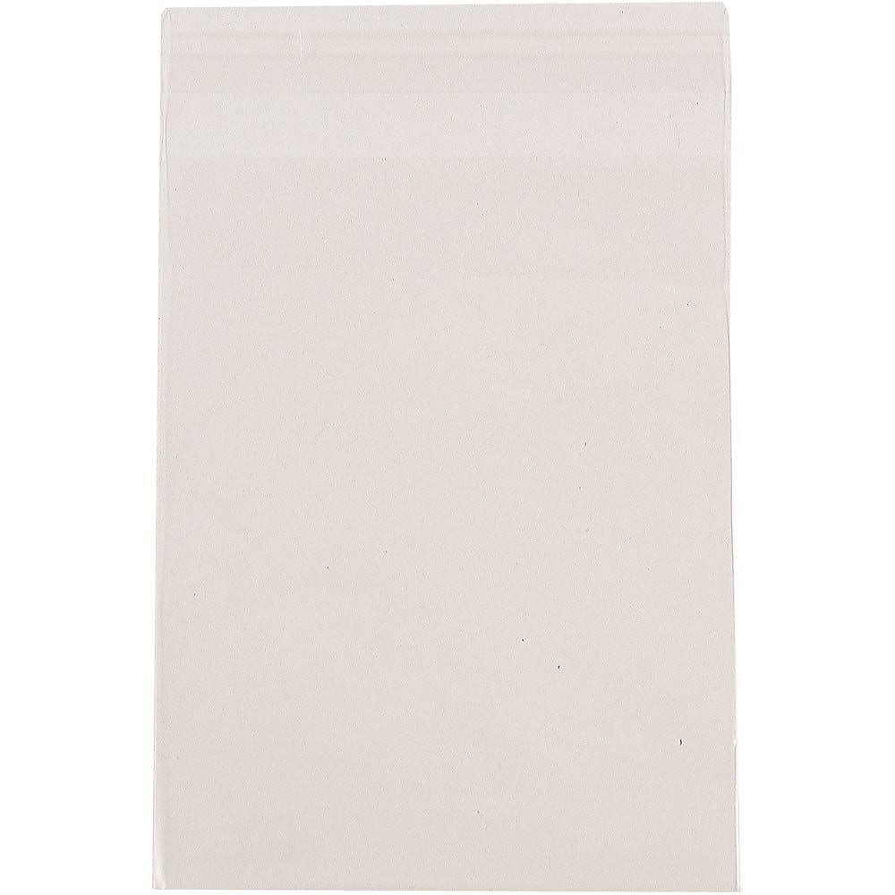JAM Paper Cellophane Envelope with Self-Adhesive Closure, 8.4375 x 10.25, Clear, 100/Pack (8X10CELLOB)