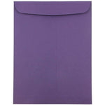 JAM Paper 9" x 12"" Open End Catalog Envelopes, Dark Purple, 10/Pack (51287430D)