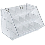 Azar Displays 9" x 11 1/4" Pegboard Trays, Clear (223012)