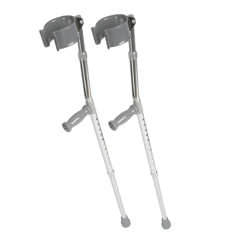 Medline Forearm Crutch, 5 ft to 6 ft 2" H, Adult (MDS805161)