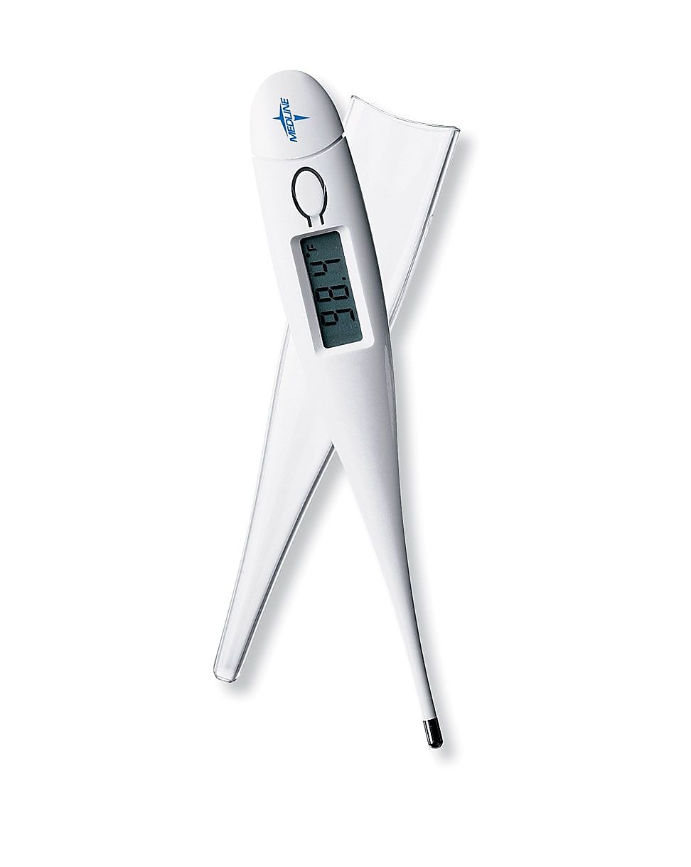 Medline Standard Digital Oral Dual Scale Thermometers, Latex-free