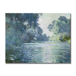 Trademark Global Claude Monet "Branch of the Seine near Giverny" Canvas Art, 18" x 24"