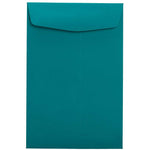 LUX 9" x 12" 70lbs. Open End Envelopes, Teal Blue, 50/Pack