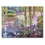 Trademark Fine Art 'Homage to Monet' 35" x 47" Canvas Art