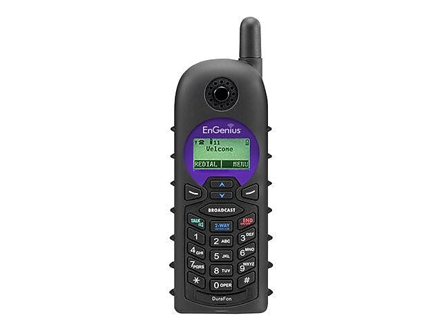 EnGenius® DURAFON-SIP-HC SIP Cordless Phone System Handset, Black