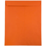 JAM Paper 10" x 13" Open End Catalog Colored Envelopes, Orange Recycled, 10/Pack (87766B)