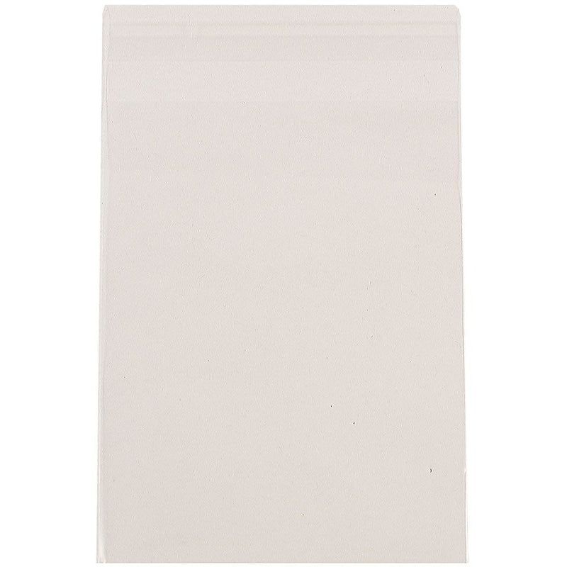 JAM Paper Cellophane Envelope with Peel & Seal Closure, A2, 4.625 x 5.875, Clear, 100/Pack (A2CELLO)