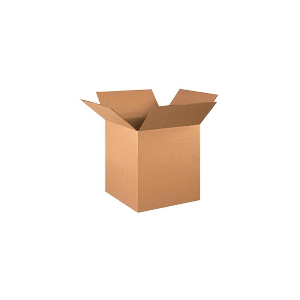 16" x 16" x 18" Shipping Boxes, 32 ECT, Brown, 25/Bundle (161618)