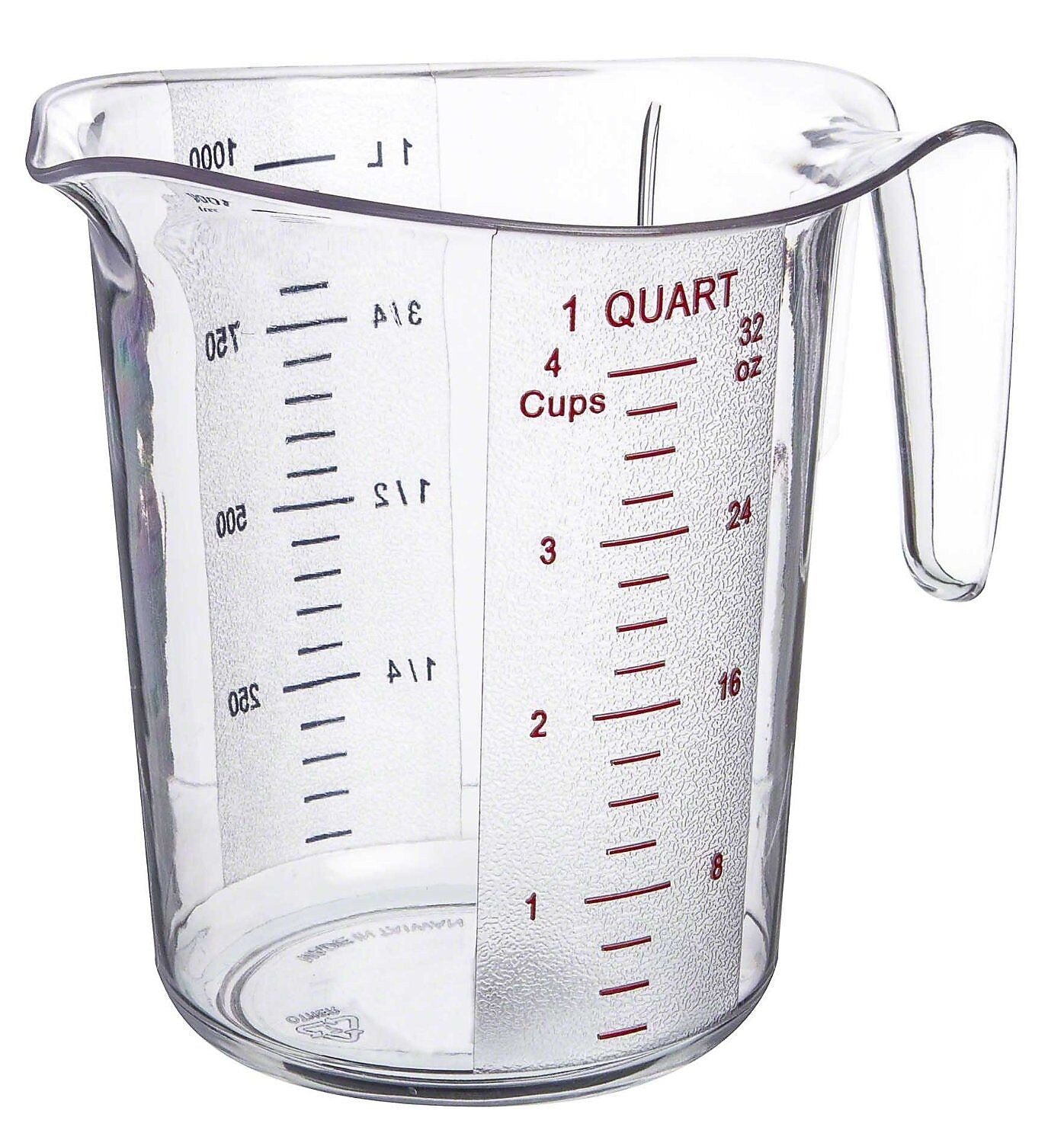 Update International 1 Quart Plastic Measuring Cup