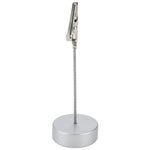 American Metalcraft ALMH4, Round Aluminum Alligator Clip Card Holder