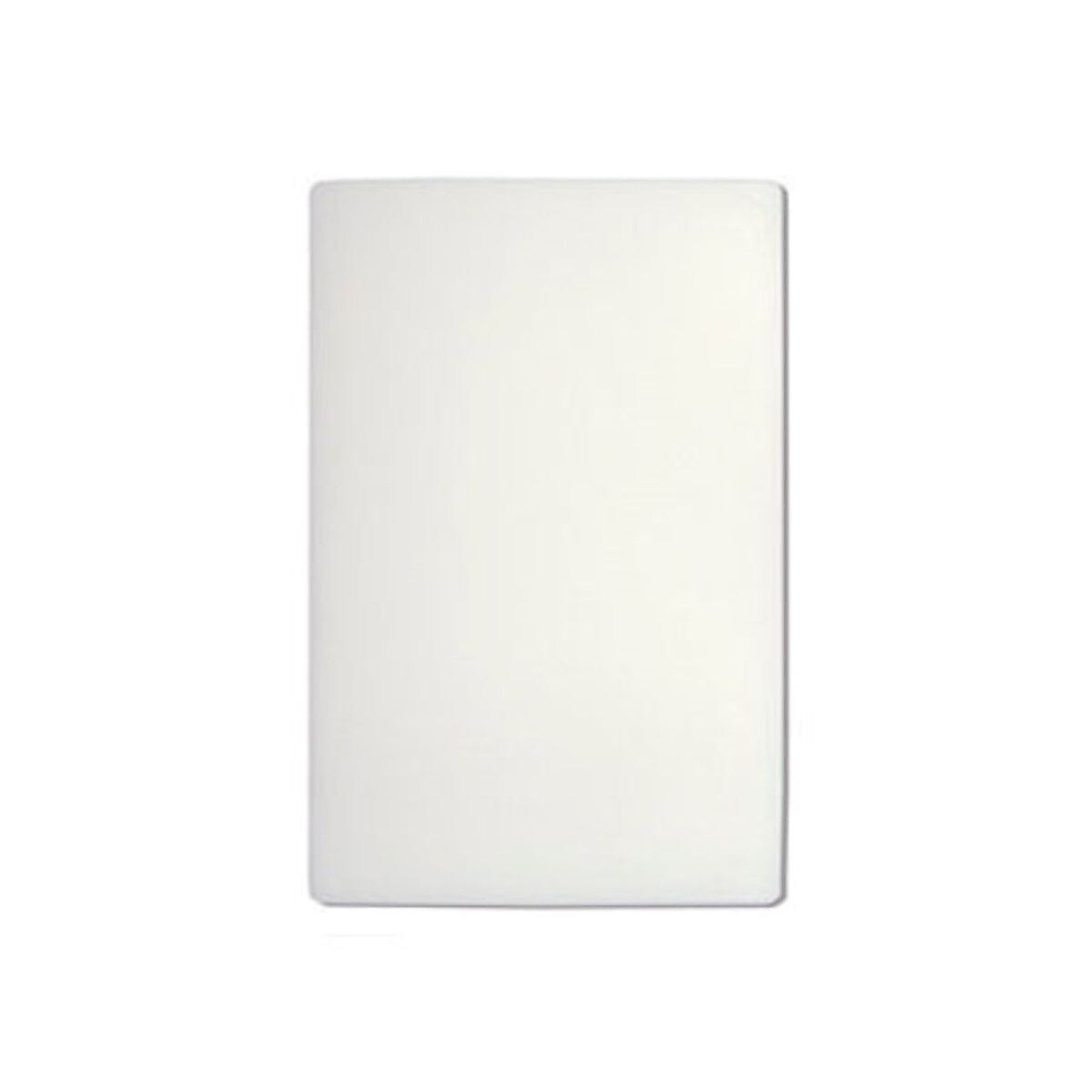 Update International CB-1824, 24" x 18" Plastic Cutting Board, White