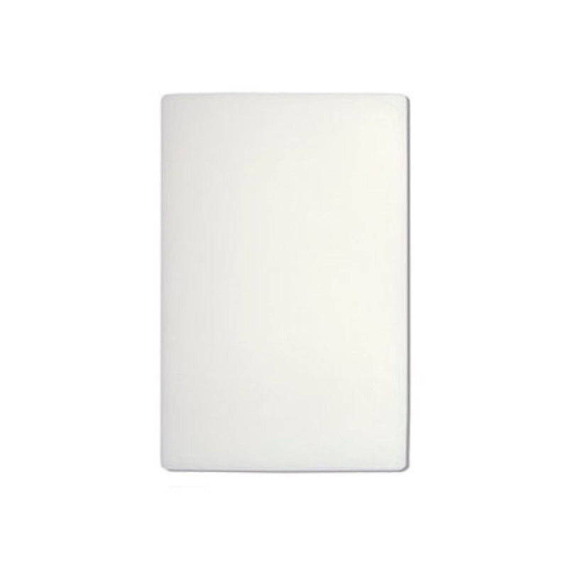 Update International CB-1824, 24" x 18" Plastic Cutting Board, White
