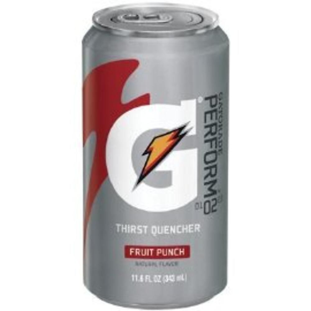 Gatorade Thirst Quencher Fruit Punch Sports Drink, 11.6 Fl. Oz., 24/Carton (QUA30903)