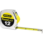 Stanley® Powerlock® Tape Rules,1/2" x 12ft Blade