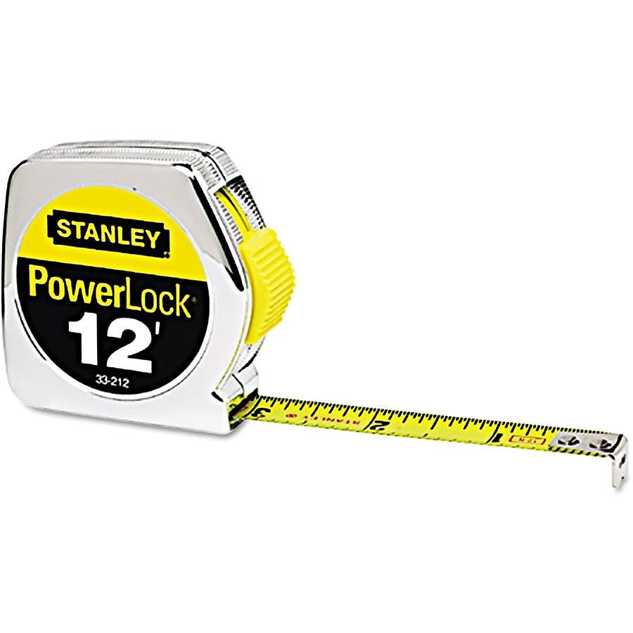 Stanley® Powerlock® Tape Rules,1/2" x 12ft Blade