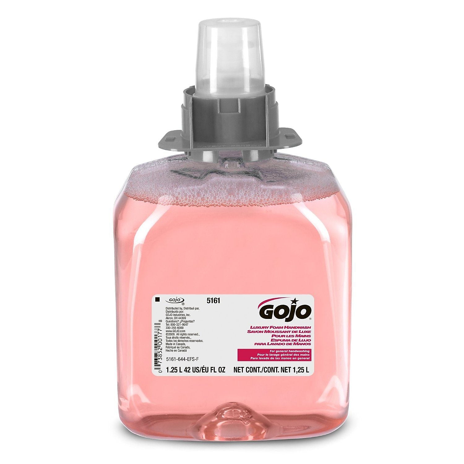 GOJO FMX Touch Luxury Foaming Hand Soap Refill, Cranberry, 1,250 ml (GOJ516104EA)