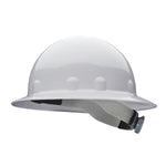 Fibre-Metal SuperEight Plastic Type I 8-Point Ratchet Suspension Full Brim Hard Hat, White (280-E1RW01A000)