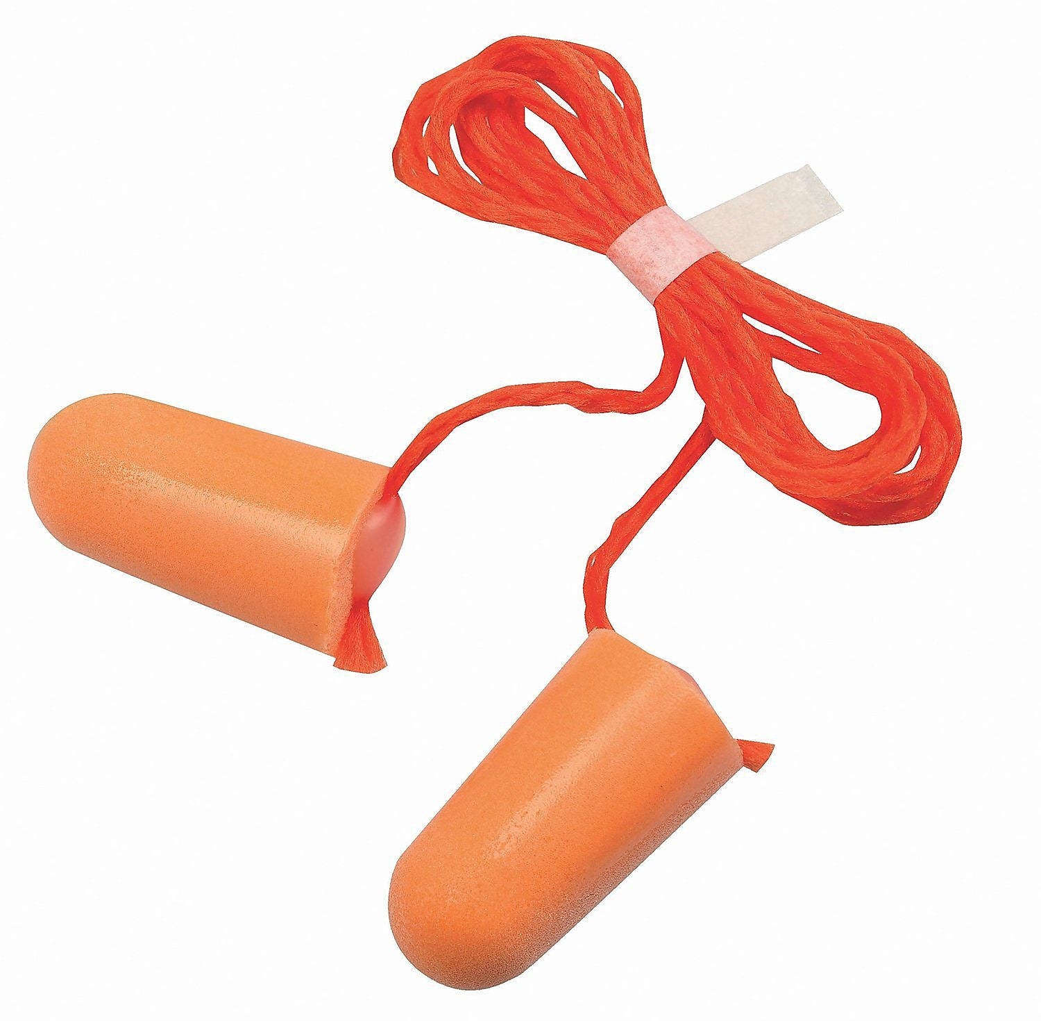E-A-R Foam Corded Earplugs, NRR 29 dB, Orange, 100/Box (1110)