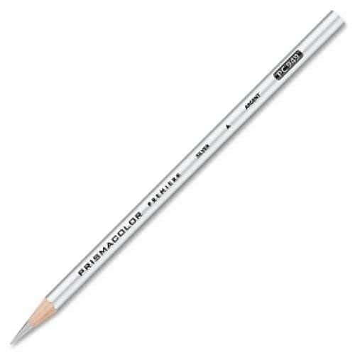 Prismacolor Thick Lead Art Pencil, Metallic Silver (652-03375)