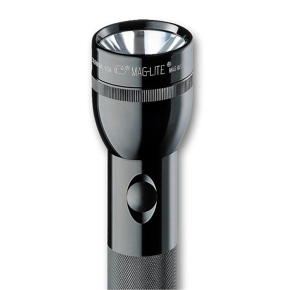 MAG-Lite® 5 7.5VDC D Alkaline Black Aluminum Alloy Standard Flashlight, Krypton