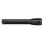 Mini MAG-Lite® Aluminum Flashlight, Incandescent, 2 3VDC AA Alkaline, Black