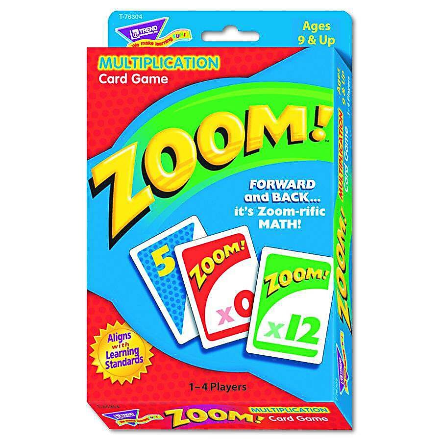 Trend Enterprises® Zoom! Card Game, Multiplication