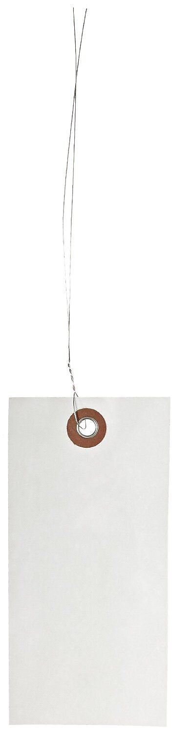 Tyvek Shipping Pre-Wired Tag, 4 3/4" x 2 3/8", White, 1000/Case (G13053)