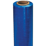 Staples 18" x 80 Gauge x 1500' Blue Cast Hand Stretch Film, 4/Case