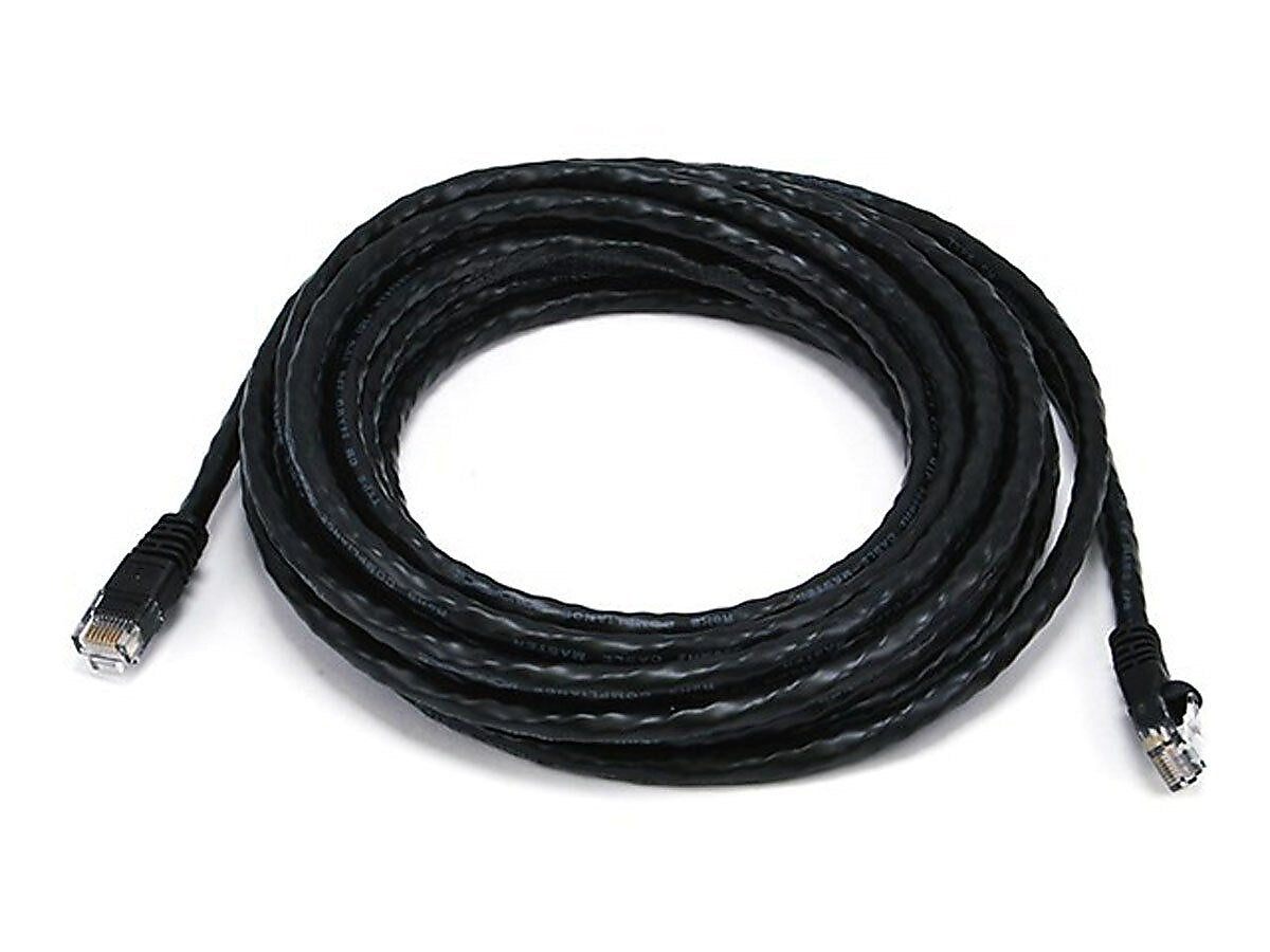 Monoprice® 20' 24AWG Cat6 UTP Ethernet Network Cable, Black