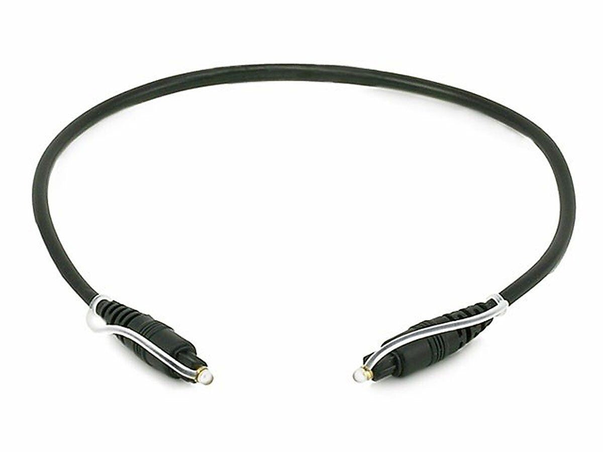 Monoprice® 1.5' Optical Toslink Audio Cable, Black