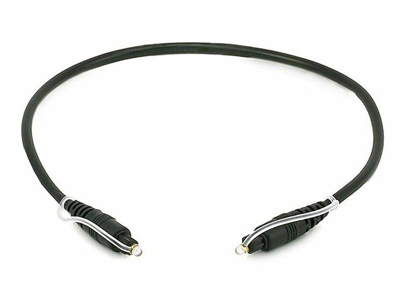 Monoprice® 1.5' Optical Toslink Audio Cable, Black