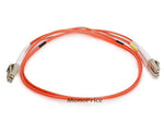 Monoprice® 1 m OM1 LC to LC Fiber Optic Cable, Orange